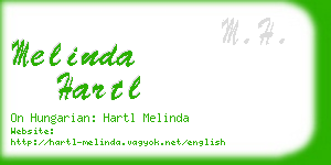 melinda hartl business card